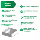 Cuba Pia De Apoio Preta Quadrada 40x37 Berilo Para Banheiro L