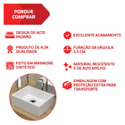 Cuba Pia De Apoio Retangular 41x32 Amazonita Para Banheiro Be