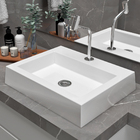 Cuba Pia De Apoio Retangular 47x36 Esmeralda Para Banheiro Be