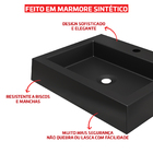 Cuba Pia De Apoio Retangular 47x36 Esmeralda Para Banheiro Be