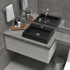 Cuba Pia De Apoio Retangular 47x36 Esmeralda Para Banheiro Be