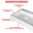 Cuba Pia De Apoio Retangular 56x38 Rubi Para Banheiro Beltempo
