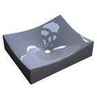 Cuba Pia De Apoio Retangular Milla Cinza