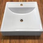 Cuba Pia De Apoio Sobrepor Retangular Para Banheiro Branca Ra