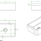 Cuba Pia De Cozinha Farm Sink Gourmet (Ssm) Branca 60cm Avitá