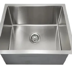 Cuba Pia De Inox Quadrada 40x40 P/ Embutir Multiuso