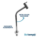 Cuba Pia De Vidro Cristal Quadrada Para Banheiro Com Torneira