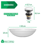 Cuba Pia De Vidro Resistente Vermelha Redonda Para Banheiro c