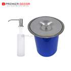 Cuba Pia Dupla De Aço Inox 304 Para Cozinha Gourmet Luxo C520