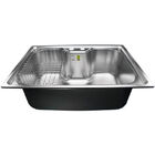 Cuba Pia Gourmet Cozinha Em Aço Inox Com Acessórios 60x42cm