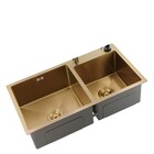 Cuba Pia Gourmet Inox 304 Nano Rose Gold 78x43 Guimmis.casa