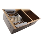 Cuba Pia Gourmet Inox 304 Nano Rose Gold 78x43 Guimmis.casa