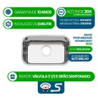 Cuba Pia Inox 304 Cozinha Nº1 47x30x19 As Luxo