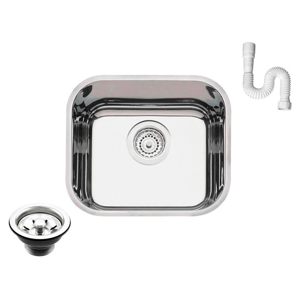 Cuba Pia Inox 430 Cozinha N 0 40x34x17 As Pesada Robust