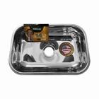 Cuba Pia Inox 430 Cozinha N 1 47x30x14 American Steel Funda