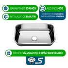 Cuba Pia Inox 430 Cozinha N 2 56x34x14 As Funda