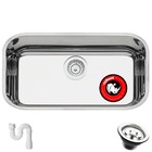 Cuba Pia Inox 430 Cozinha N 2 56x34x17 American Steel Pesada