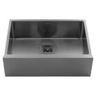 Cuba Pia Inox Avental Farm Sink Fazenda Americana Preto