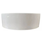 Cuba Pia Lavatório Banheiro Lavabo Redonda 36x36cm Cerâmica -