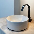 Cuba Pia Lavatório de Sobrepor Angra Hana 100% Porcelana 30x3