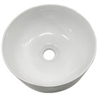 Cuba Pia Lavatório de Sobrepor Angra Hana 100% Porcelana 30x3