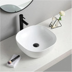 Cuba Pia Lavatório de Sobrepor Copacabana 100% Porcelana 41x4