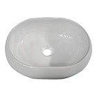 Cuba Pia Lavatório de Sobrepor Paraty 100% Porcelana 44,5x33.