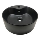 Cuba Pia Lavatório Perolanegra para Banheiro Lavabo Redonda C