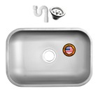 Cuba Pia Numero 2 Cozinha Inox 304 American 56x34x17 Fosco