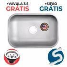 Cuba Pia Numero 2 Cozinha Inox American Steel 56x34x14 Fosco