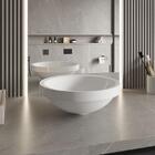 Cuba Pia Para Banheiro Redonda Branca