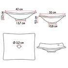 Cuba Pia Para Banheiro Retangular Côncava Branca