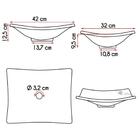 Cuba Pia Para Banheiro Retangular Côncava Branca