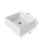 Cuba Pia Para Banheiro Tulipa Com Válvula Abs