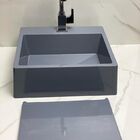 Cuba Pia Pop De Apoio/ Sobrepor Cinza De Mármore Sintético Qu