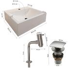 Cuba Pia Roma Com Torneira Dl05 E Valvula Click Inox Branco B