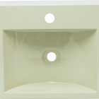 Cuba Pia Roma De Apoio/ Sobrepor Bege De Mármore Sintético Qu