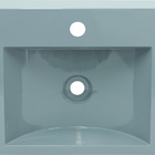 Cuba Pia Roma De Apoio/ Sobrepor Cinza De Mármore Sintético Q