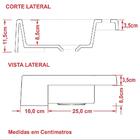 Cuba Pia Semi Encaixe Para Banheiro Quadrada Kuad 355 Branco