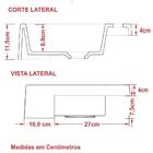 Cuba Pia Semi Encaixe Para Banheiro Quadrada Kuad 395 C08 Bra