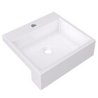 Cuba Pia Semi Encaixe Para Banheiro Quadrada Kuad 395 C08 Bra