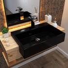 Cuba Pia Semi Encaixe Para Banheiro Retangular 54cm Xrt C08 P