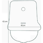 Cuba Pia Vintage Evier Retro Europe Design Old School Rosa Lo