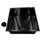 Cuba Preta Cozinha Gourmet Inox C/ Acessório Ajb 40x40 Cm