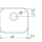Cuba Prime Alto Brilho 40x34x17 Válvula 3 1/2" - Tramontina