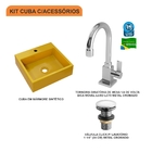 Cuba Q395 C/torneira Luxo E Válvula Click V4