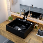 Cuba Q395 C/válvula Click V4 + Sifão Cr E Flexível