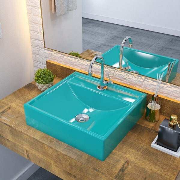 Cuba Q39 C/torneira 1198 E Válvula Click 7/8"b Colorida