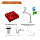 Cuba Q39 C/torneira Link E Válvula 1" + Sifão E Flexível
