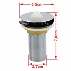 Cuba Q39 C/válvula 7/8" + Sifão E Flexível